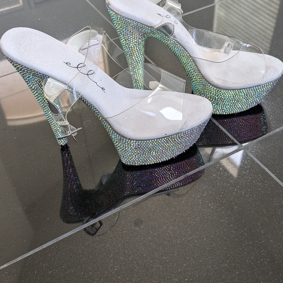 Ellie Rhinestone Heels - Picture 4 of 7